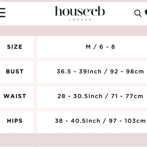 HOUSE OF CB Ria Cargo Jeans Washed Utility Pocket Blue Pant Size Medium M - Picture 5 of 13